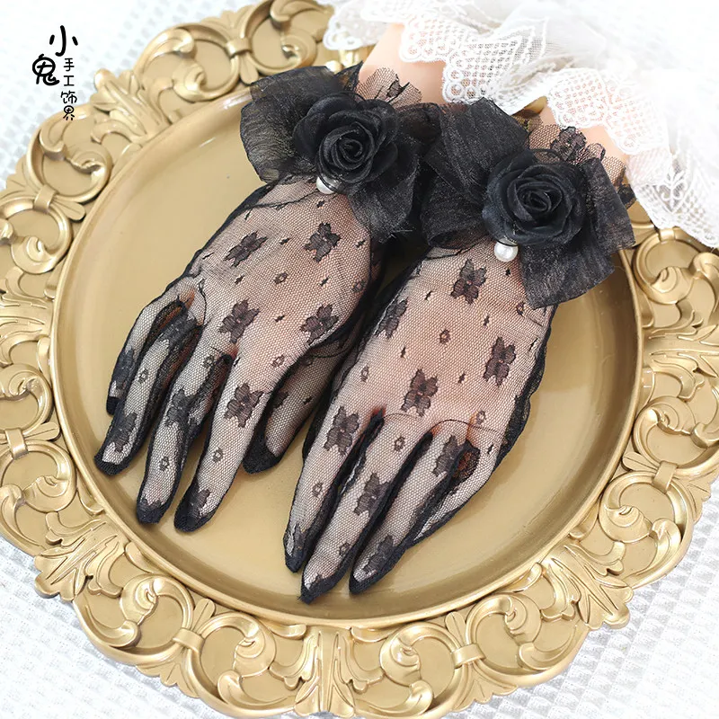 Black Lace Bow Fingers Gloves Vintage Elegant Lolita Gloves for Women Original Design Lolita Gloves
Black Lace Bow Fingers Gloves Vintage Elegant Lolita Gloves for Women Original Design Lolita Gloves