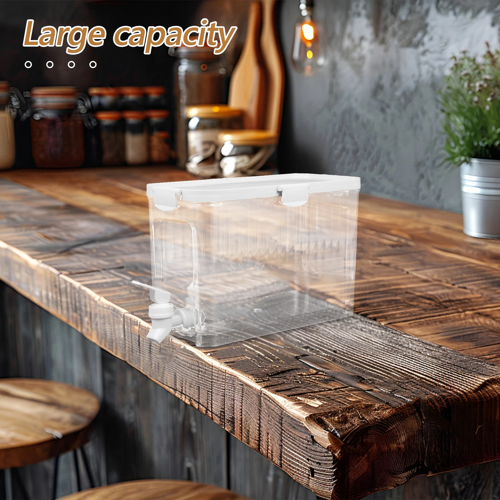 Cold Water Pitcher Faucet Large Capacity Refrigerator Beverage Dispenser Juices Jug Spout Container Fruit Tea Storage Home
Cold Water Pitcher Faucet Large Capacity Refrigerator Beverage Dispenser Juices Jug Spout Container Fruit Tea Storage Home