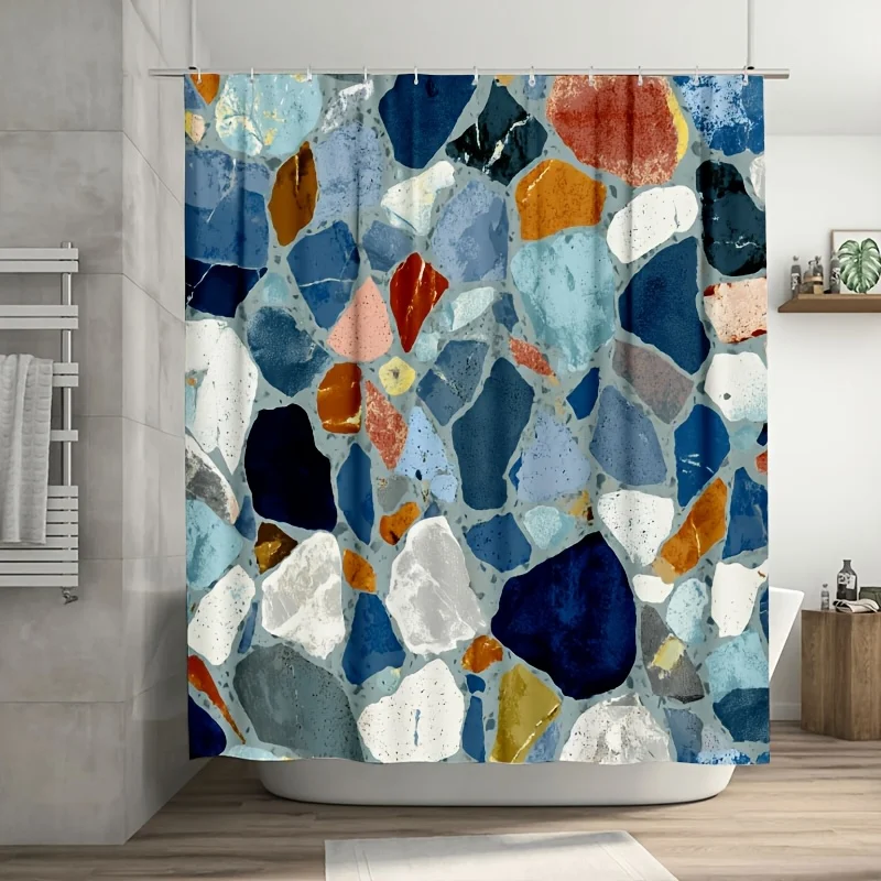 Large Waterproof Shower Curtain Abstract Blue Mosaic Pattern Bathroom Decor Wall Art Tile Print 180x180cm
Large Waterproof Shower Curtain Abstract Blue Mosaic Pattern Bathroom Decor Wall Art Tile Print 180x180cm