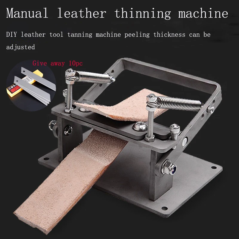 Leather Splitter Machine Cutting Peeler Tools DIY Stainless Craft Leather Leather Strips Belt Thinning Machine Manual Cowhide
Leather Splitter Machine Cutting Peeler Tools DIY Stainless Craft Leather Leather Strips Belt Thinning Machine Manual Cowhide