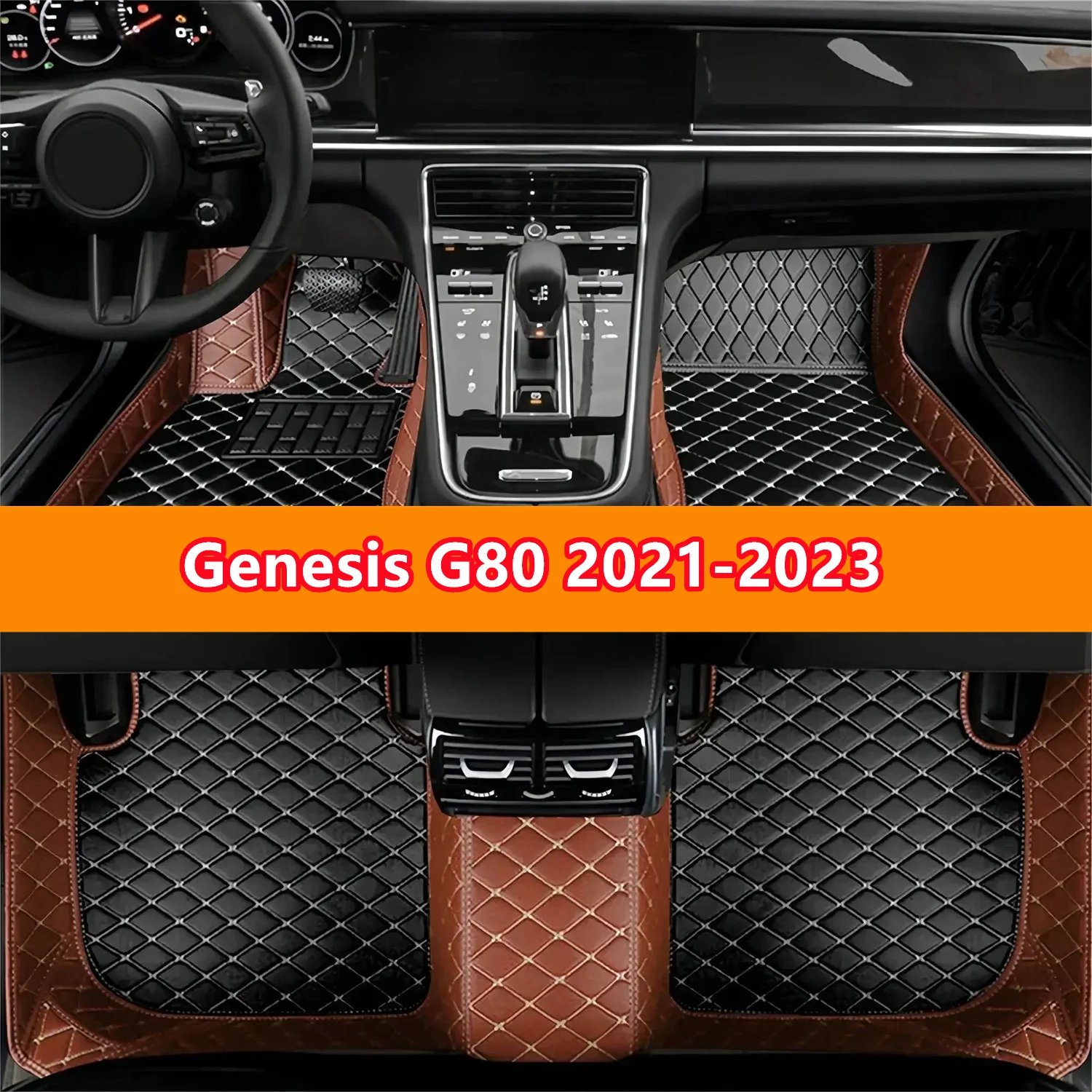 Автомобильные коврики для Genesis G80 2021-2023, кожаные коврики для автомобилей, ковры, аксессуары для интерьера
Автомобильные коврики для Genesis G80 2021-2023, кожаные коврики для автомобилей, ковры, аксессуары для интерьера