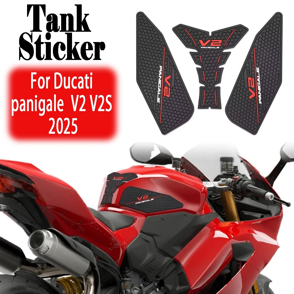 Motorcycle accessories Non-slip Top Side Fuel Tank Protection Stickers Pad Rubber Sticker For Ducati panigale V2 V2S 2025-
Motorcycle accessories Non-slip Top Side Fuel Tank Protection Stickers Pad Rubber Sticker For Ducati panigale V2 V2S 2025-