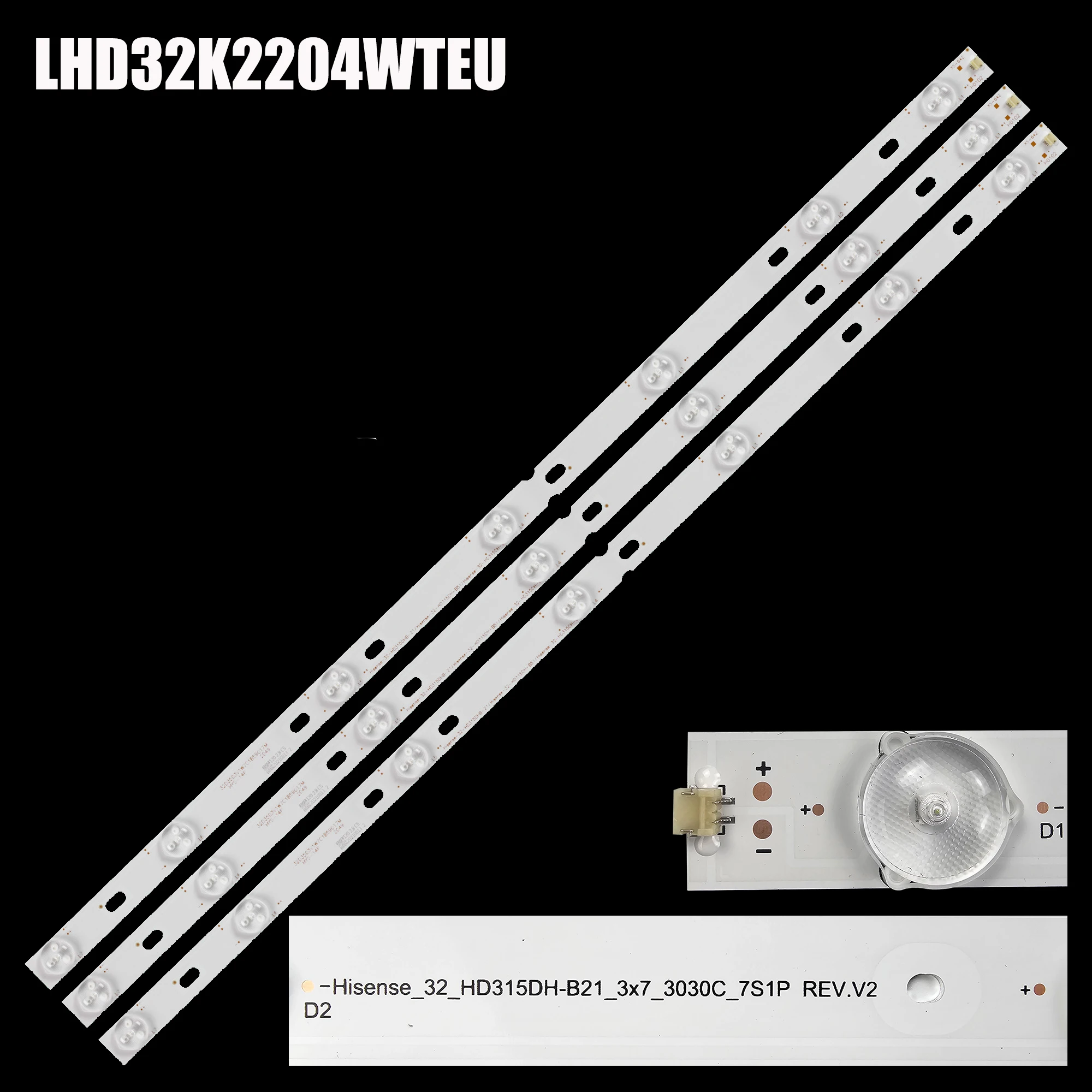 3 pcs LED Backlight Strip for LED32K188/K220 LHD32K2204WCEU LHD32K2204WTEU HD315DH-B12S28GM HE32GYES3Y4147105897 LHD32K2204
3 pcs LED Backlight Strip for LED32K188/K220 LHD32K2204WCEU LHD32K2204WTEU HD315DH-B12S28GM HE32GYES3Y4147105897 LHD32K2204