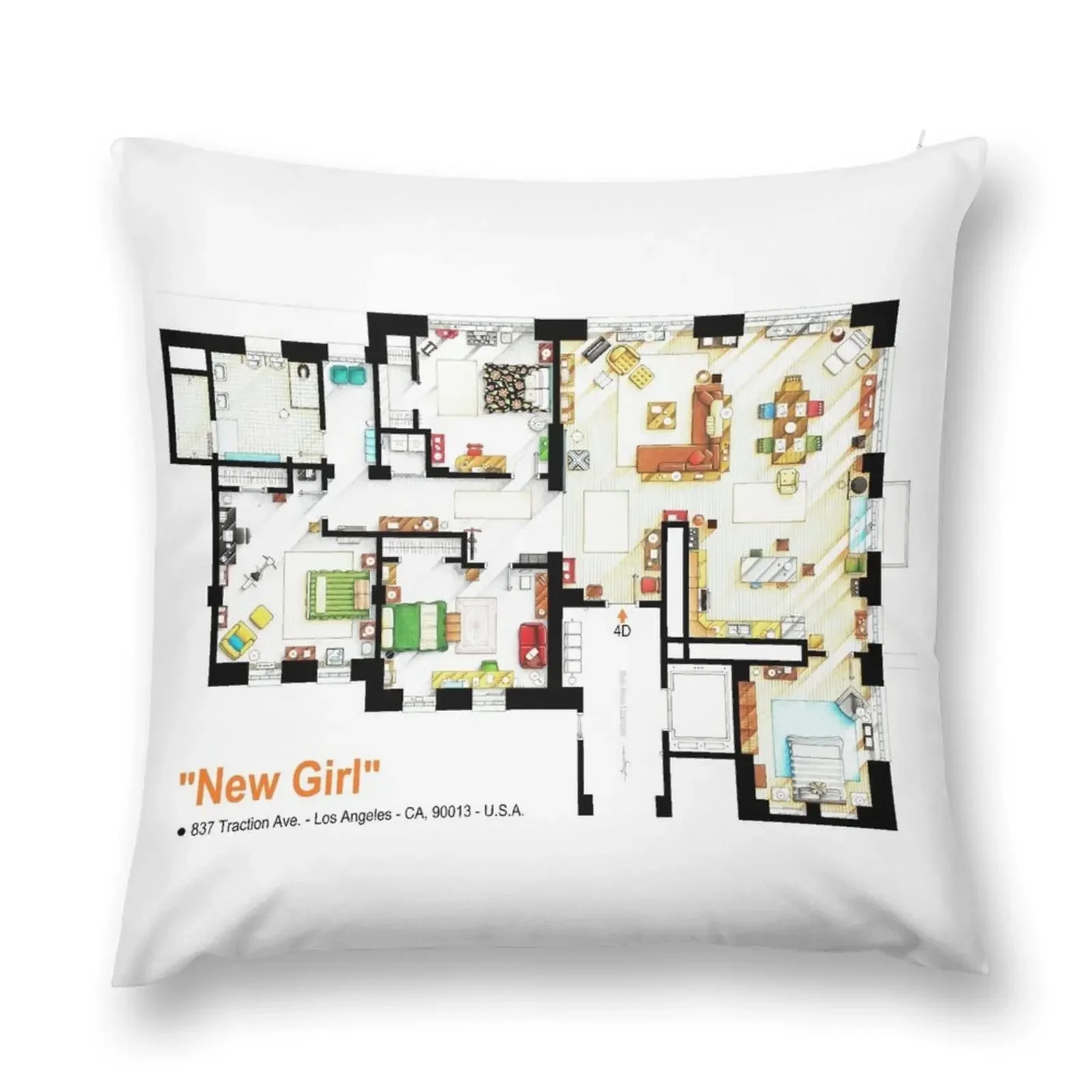 Floorplan of the loft / apartment from NEW GIRL Throw Pillow Sofa Cushions Cushions For Sofa Sofa Covers For Living Room pillow
Floorplan of the loft / apartment from NEW GIRL Throw Pillow Sofa Cushions Cushions For Sofa Sofa Covers For Living Room pillow