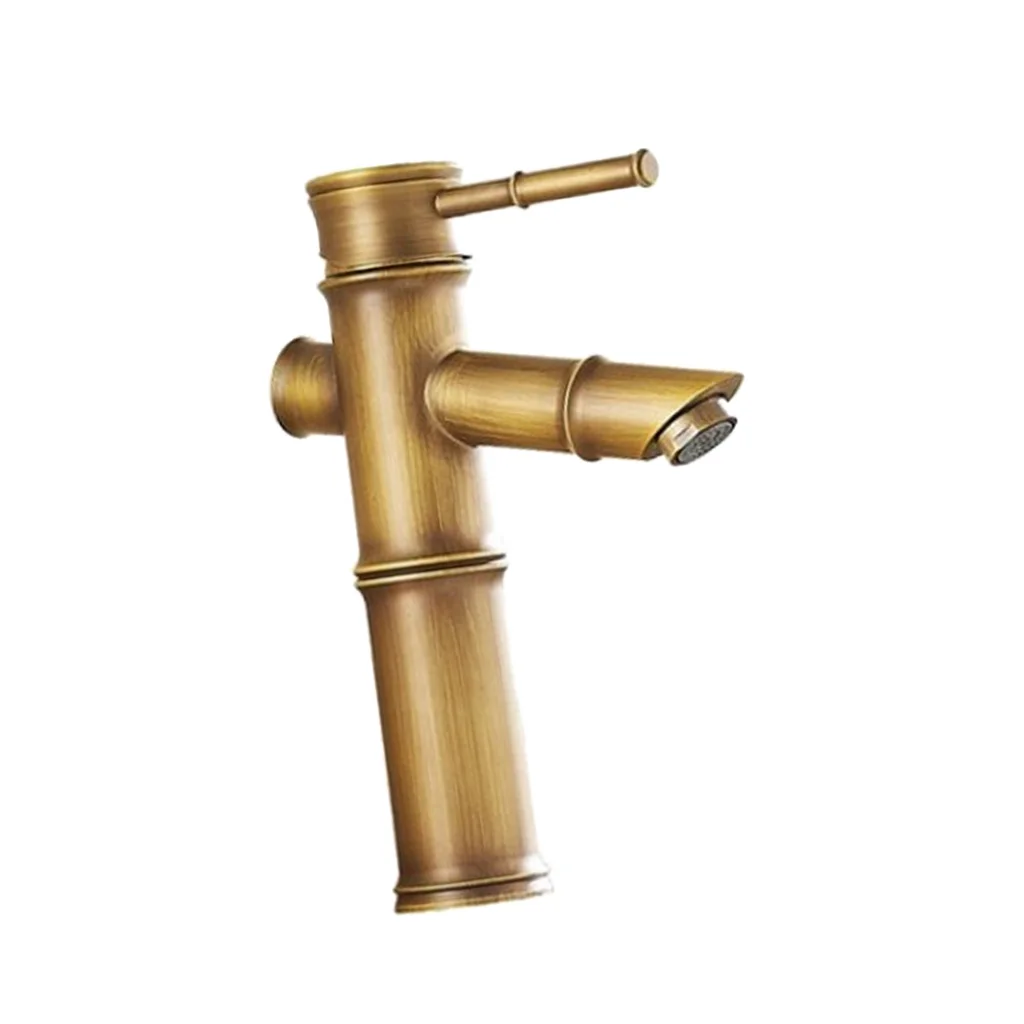 Bamboo Basin Mixer Tap Monobloc Brass Bathroom Vessel Sink Faucet, Spout
Bamboo Basin Mixer Tap Monobloc Brass Bathroom Vessel Sink Faucet, Spout