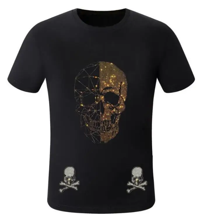 Rhinestone Casual Designer T-shirt New High Quality Fashion Man Short Sleeve T-shirt Men tees
Rhinestone Casual Designer T-shirt New High Quality Fashion Man Short Sleeve T-shirt Men tees