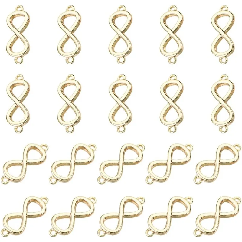 20 шт., позолоченные подвески в виде знака бесконечности
20 шт., позолоченные подвески в виде знака бесконечности