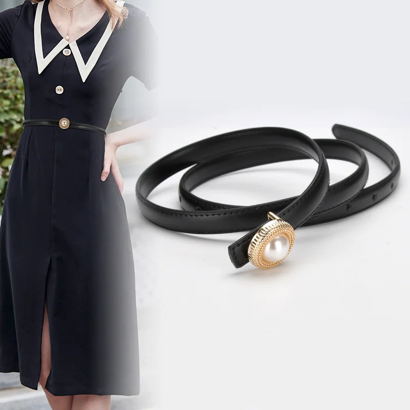 100% genuine real leather New Cowhide Versatile Genuine Leather Pearl Fine Belt Women's Summer INS Style Suit Black Jeans
100% genuine real leather New Cowhide Versatile Genuine Leather Pearl Fine Belt Women's Summer INS Style Suit Black Jeans