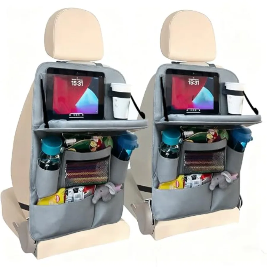 Backseat Car Organizer with Tray, 9 Storage Pockets Back Seat Protector with Foldable Tablet Holder, Waterproof Back of Seat Ki
Backseat Car Organizer with Tray, 9 Storage Pockets Back Seat Protector with Foldable Tablet Holder, Waterproof Back of Seat Ki