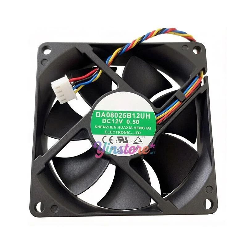 Y+for New DA08025B12UH Cooling Fan 8025 DC12V 0.50A 80*80*25mm 4PinA3
Y+for New DA08025B12UH Cooling Fan 8025 DC12V 0.50A 80*80*25mm 4PinA3
