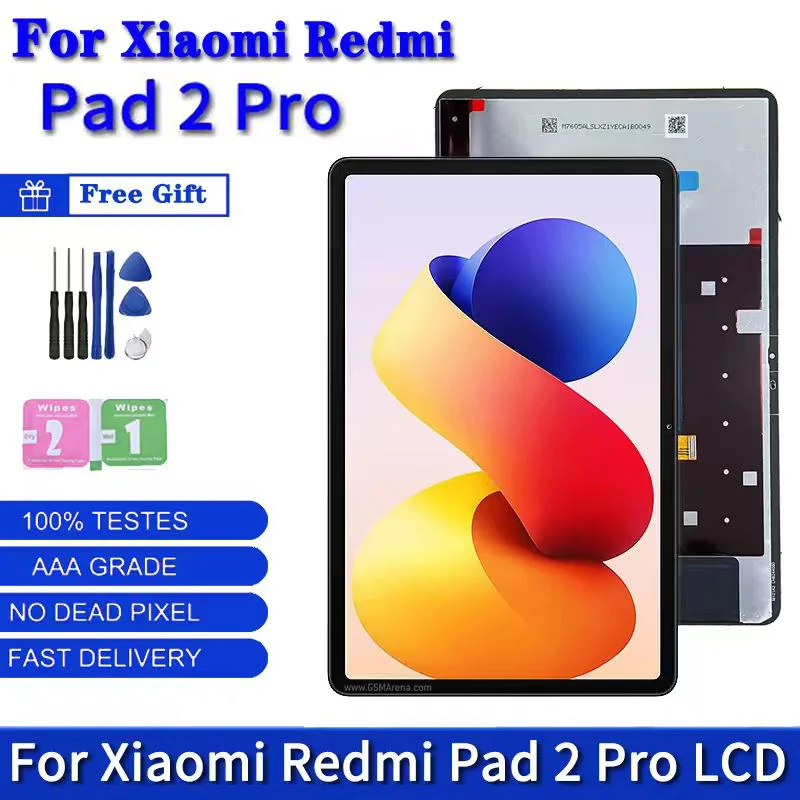 12.1”New For Xiaomi Redmi Pad 2 Pro LCD Display Touch Screen Full Assembly 25099RP13G 2509BRP2DG LCD Replacment
12.1”New For Xiaomi Redmi Pad 2 Pro LCD Display Touch Screen Full Assembly 25099RP13G 2509BRP2DG LCD Replacment