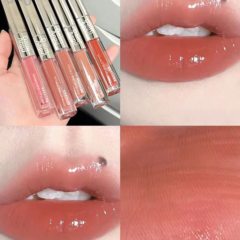 Double Head Lip Gloss Mirror Watery Finish No Smudge Transfer Proof for Student Daily Affordable Lip Makeup
Double Head Lip Gloss Mirror Watery Finish No Smudge Transfer Proof for Student Daily Affordable Lip Makeup