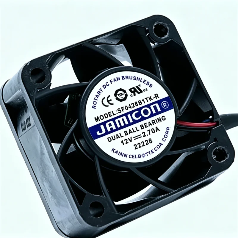 40mm Ball Bearing SF0428B1TK-R 12V 2.70A 40×40×28mm 4028 2-wire for Electronics, UPS, Power Supply
40mm Ball Bearing SF0428B1TK-R 12V 2.70A 40×40×28mm 4028 2-wire for Electronics, UPS, Power Supply