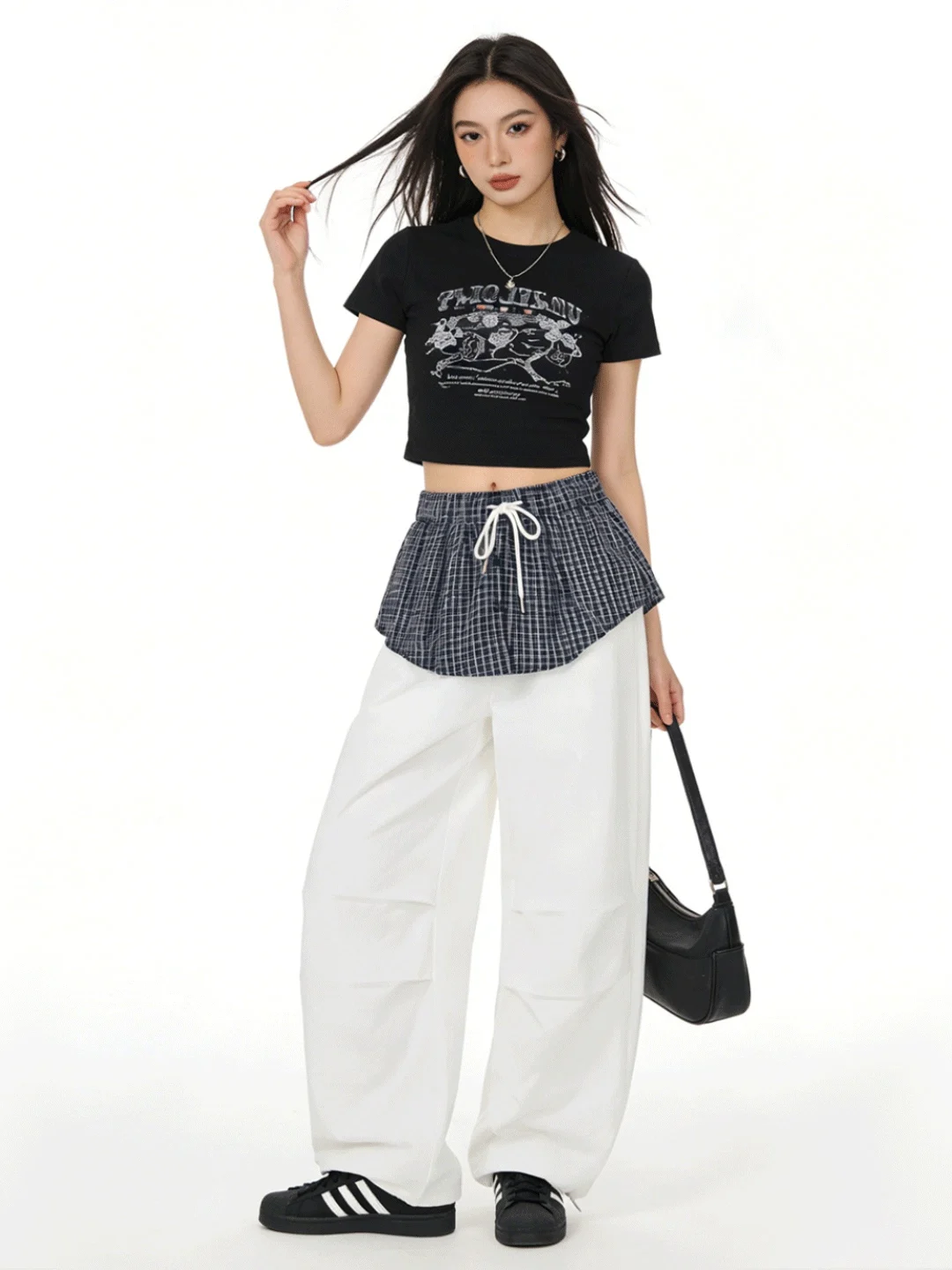 Casual Vintage Plaid Color Blo Wide Leg Workwear Pants High Waist Bending Knife Commuter Versatile Slimming Spring Early Se...
Casual Vintage Plaid Color Blo Wide Leg Workwear Pants High Waist Bending Knife Commuter Versatile Slimming Spring Early Se...