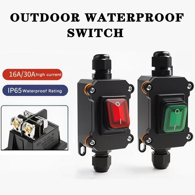 High Current Connector IP67 Waterproof 220V 24V Inline Power Cord Marine Outdoor Rocker Switch 20A Dustproof Industrial Use
High Current Connector IP67 Waterproof 220V 24V Inline Power Cord Marine Outdoor Rocker Switch 20A Dustproof Industrial Use