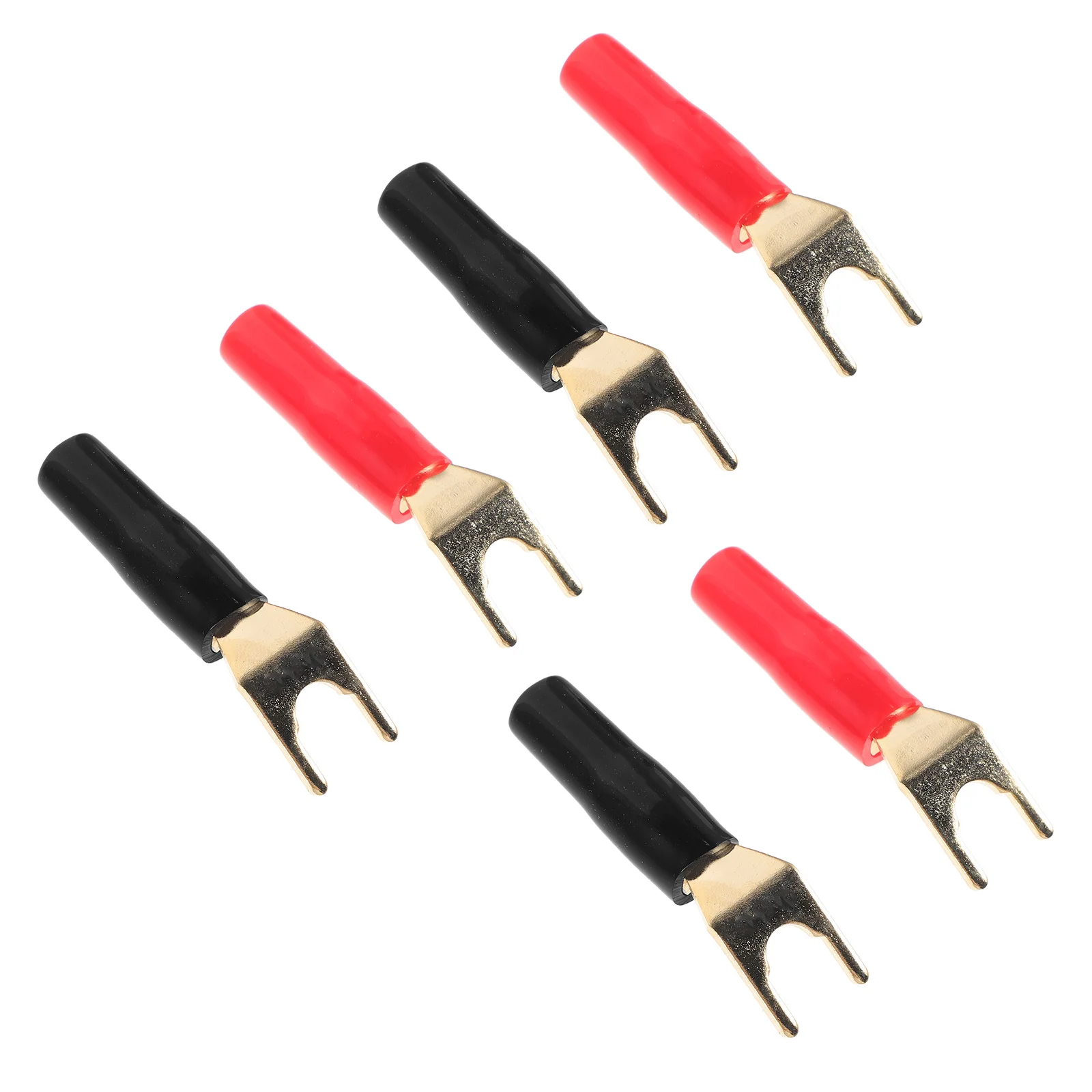 6pcs U-Shaped Banana Plug Audio Plug Adapter Speaker Cable Gold Plated Copper Connector Screw Fork Terminal Y Type Locking Diy
6pcs U-Shaped Banana Plug Audio Plug Adapter Speaker Cable Gold Plated Copper Connector Screw Fork Terminal Y Type Locking Diy