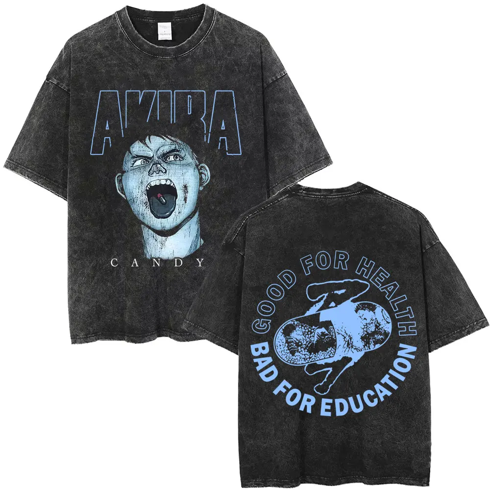 Washed Vintage Anime Akira Graphic T-shirt Shima Tetsuo Manga T Shirts Shotaro Kaneda T Shirt Men Women Loose Oversized T-shirts 
Washed Vintage Anime Akira Graphic T-shirt Shima Tetsuo Manga T Shirts Shotaro Kaneda T Shirt Men Women Loose Oversized T-shirts