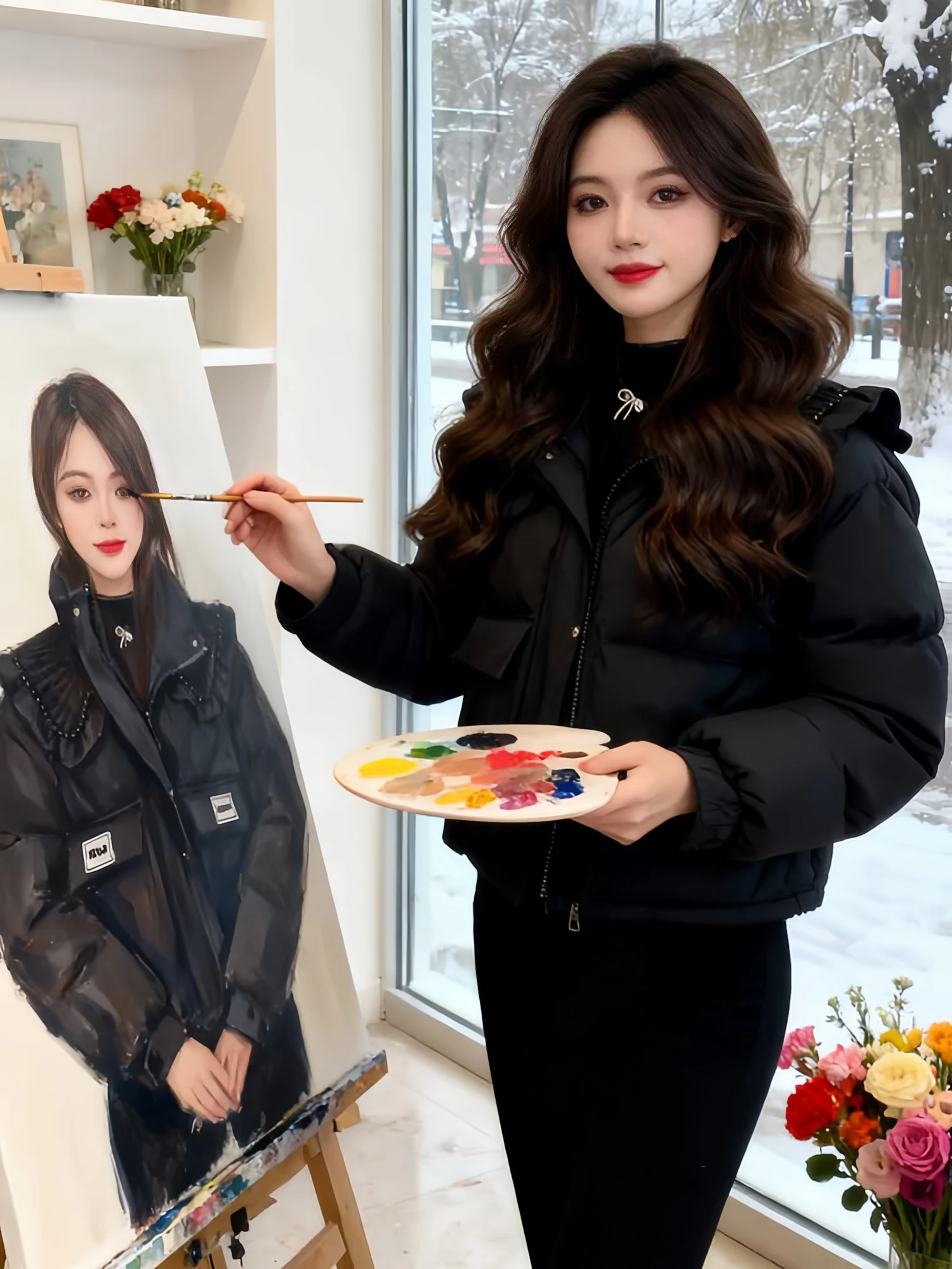 Женская пуховая куртка Sli Thiened Fce в корейском стиле, свободного кроя, с длинными рукавами, на молнии, цветная, уличная мода
Женская пуховая куртка Sli Thiened Fce в корейском стиле, свободного кроя, с длинными рукавами, на молнии, цветная, уличная мода