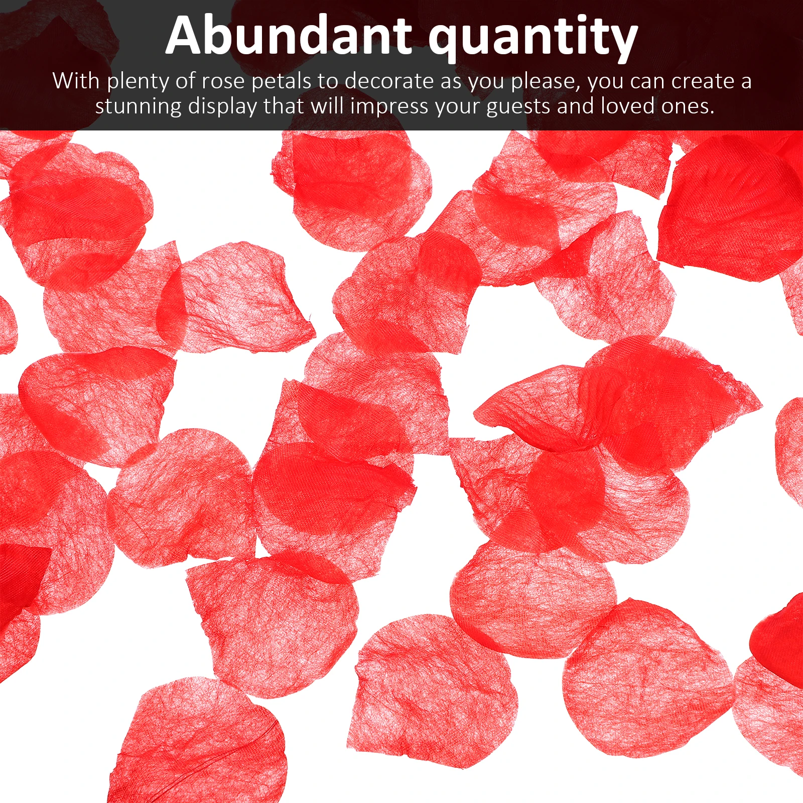 2000 pcs Rose Petals Realistic Silk Red Petals Roses Polyester Wedding Decoration Party Valentines Day Red Bulk
2000 pcs Rose Petals Realistic Silk Red Petals Roses Polyester Wedding Decoration Party Valentines Day Red Bulk