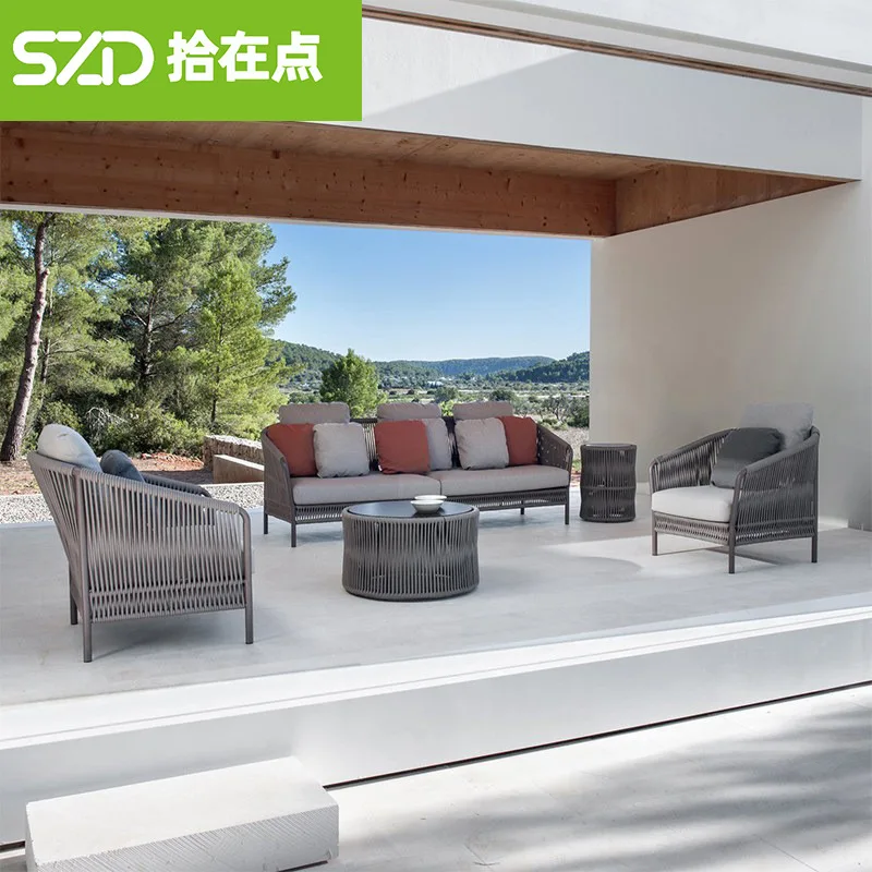 Nordic outdoor leisure rattan sofa combination designer hotel garden rope weave single double sunshine room rattan chair
Nordic outdoor leisure rattan sofa combination designer hotel garden rope weave single double sunshine room rattan chair