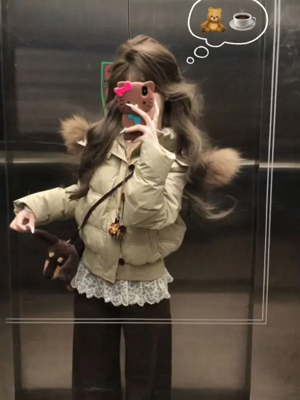 Unique Small Size Thiened Warm Cotton Jaet Hooded Spring Outerwear ular Sle Commute Korean Loose Fit Long Sve Zipper
Unique Small Size Thiened Warm Cotton Jaet Hooded Spring Outerwear ular Sle Commute Korean Loose Fit Long Sve Zipper