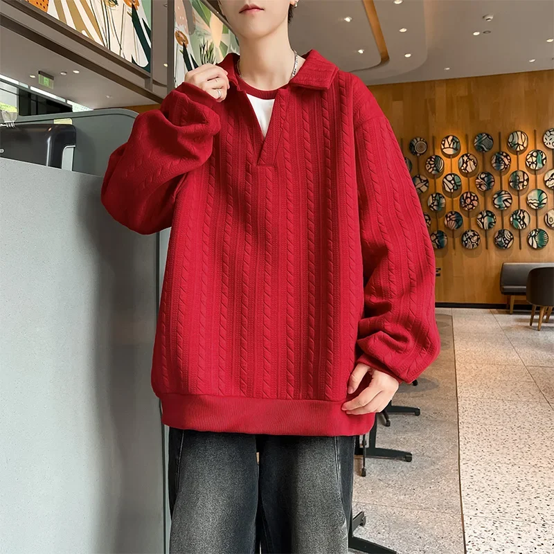 Autumn's New Large-sized Men's Hoodie Pullover Youth Casual Hoodie Fake Two Long-sleeved Lapel Sweaters Loose Pullover Top Men's
Autumn's New Large-sized Men's Hoodie Pullover Youth Casual Hoodie Fake Two Long-sleeved Lapel Sweaters Loose Pullover Top Men's