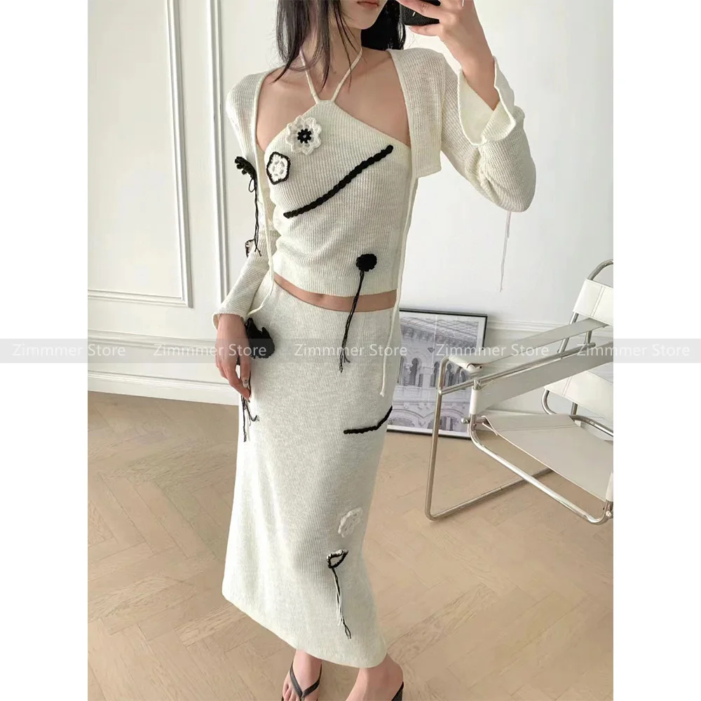 High Quality! Niche 2024 early spring new lace-up flare sleeve knit short cardigan jacket tops women
High Quality! Niche 2024 early spring new lace-up flare sleeve knit short cardigan jacket tops women