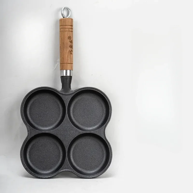 4-Holes Non-Stick Cast Iron Omelet Frying Pan Skillet Pancake Cooking Pot Kitchen Accessories for Gas/Induction Cooker Universal
4-Holes Non-Stick Cast Iron Omelet Frying Pan Skillet Pancake Cooking Pot Kitchen Accessories for Gas/Induction Cooker Universal