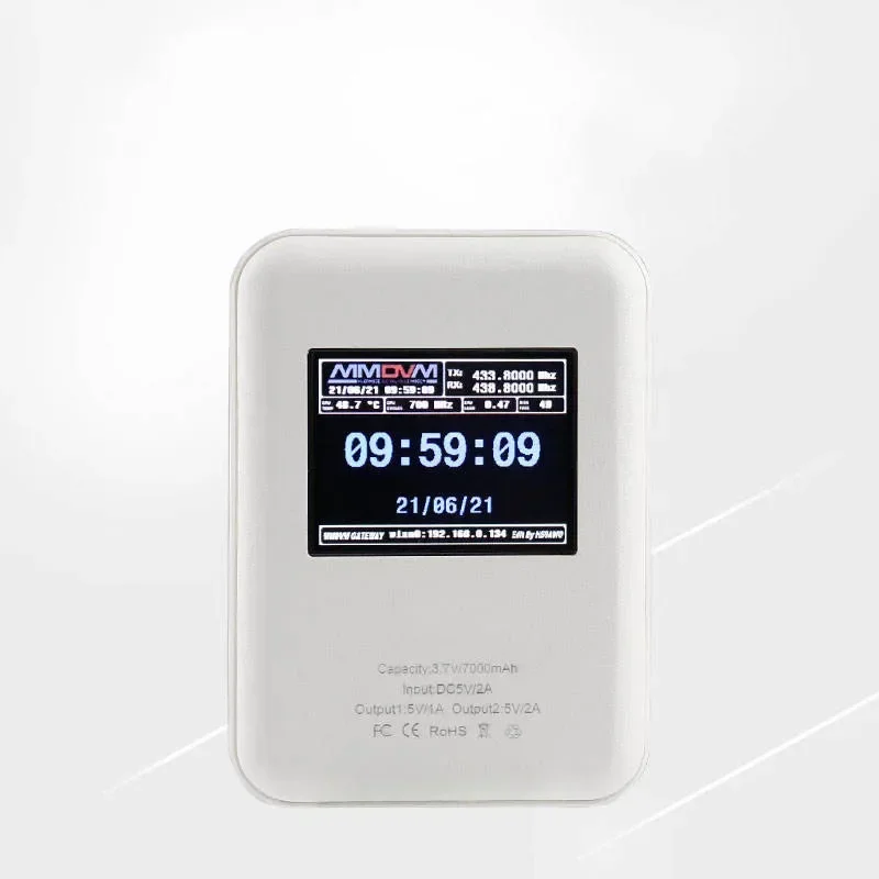 Портативная дуплексная точка доступа MMDVM с полноцветным экраном 2,3 дюйма, подходит для C4FM/DMR/D-STAR/P25/NXDN
Портативная дуплексная точка доступа MMDVM с полноцветным экраном 2,3 дюйма, подходит для C4FM/DMR/D-STAR/P25/NXDN