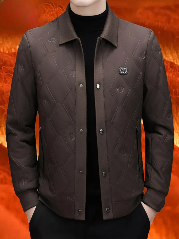 Легкая хлопковая куртка для мужчин с воротником, вязаная двухслойная повседневная американская модная теплая зимняя верхняя одежда
Легкая хлопковая куртка для мужчин с воротником, вязаная двухслойная повседневная американская модная теплая зимняя верхняя одежда