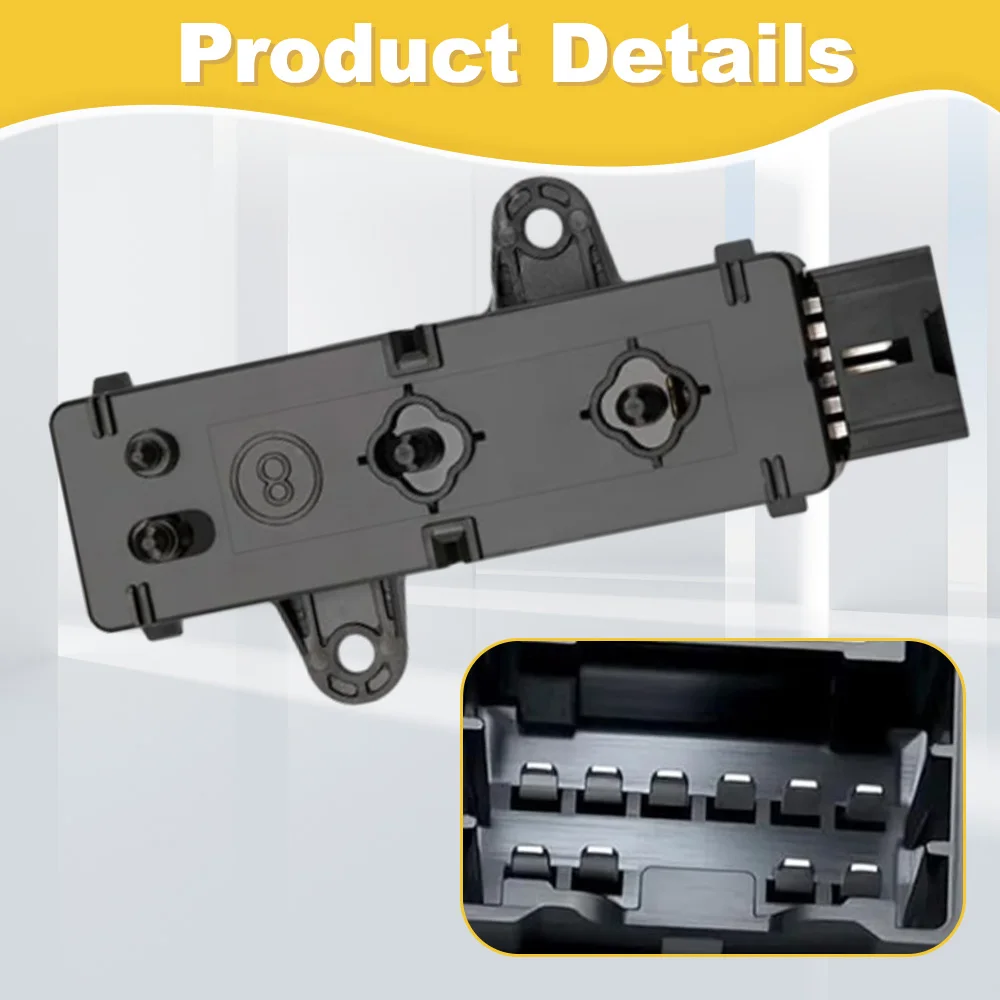 10 Pins Power Seat Control Switch Front Left Drive Side For Nissan Altima 2019-2024 Rogue Pathfinder 870666CC0A, 87066-6CC0A
10 Pins Power Seat Control Switch Front Left Drive Side For Nissan Altima 2019-2024 Rogue Pathfinder 870666CC0A, 87066-6CC0A