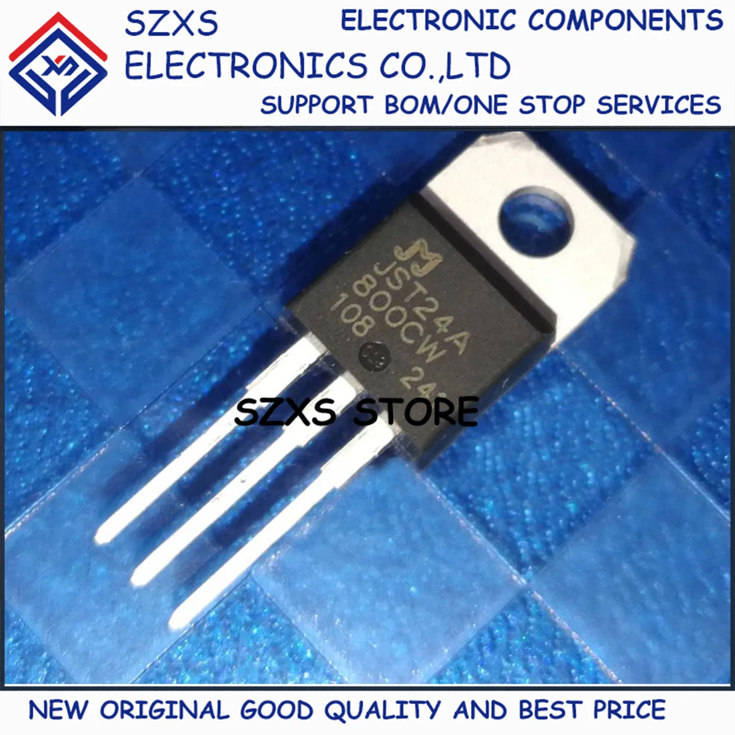 New Original 10Pcs JST24A-800CW JST24A-800BW TO-220 800V 25A Triac In Stock Electronic Components Good Quality
New Original 10Pcs JST24A-800CW JST24A-800BW TO-220 800V 25A Triac In Stock Electronic Components Good Quality