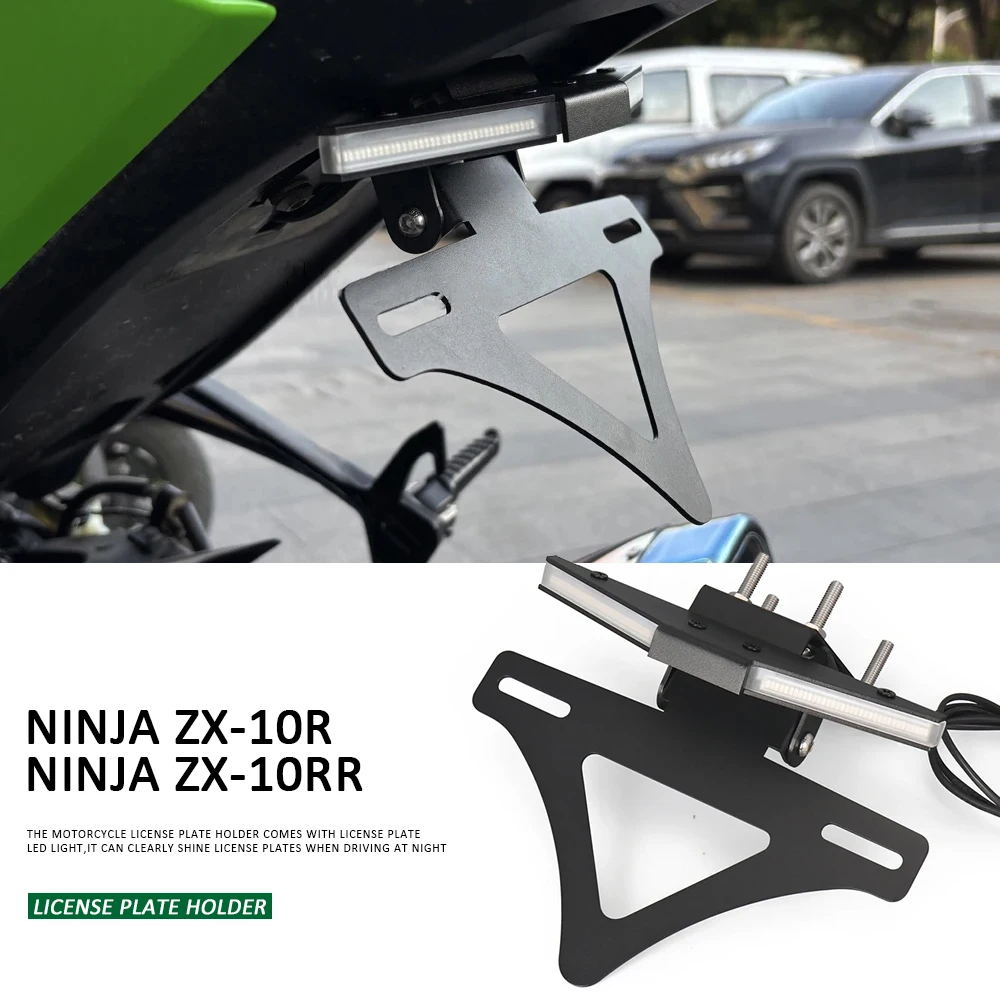 Motorcycle For KAWASAKI NINJA ZX-10R ZX10R 2023 2024 2025 Rear License Plate Mount Holder Turn Signal Light ZX10RR ZX-10RR
Motorcycle For KAWASAKI NINJA ZX-10R ZX10R 2023 2024 2025 Rear License Plate Mount Holder Turn Signal Light ZX10RR ZX-10RR
