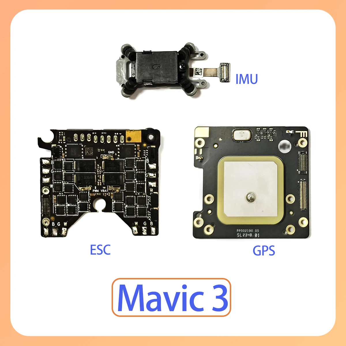 Original Mavic3 3c Beidou Galileo GPS Navigation Board Imu Gyroscope Sensor Esc Motherboard Suitable for Dji Mavic 3 Series
Original Mavic3 3c Beidou Galileo GPS Navigation Board Imu Gyroscope Sensor Esc Motherboard Suitable for Dji Mavic 3 Series