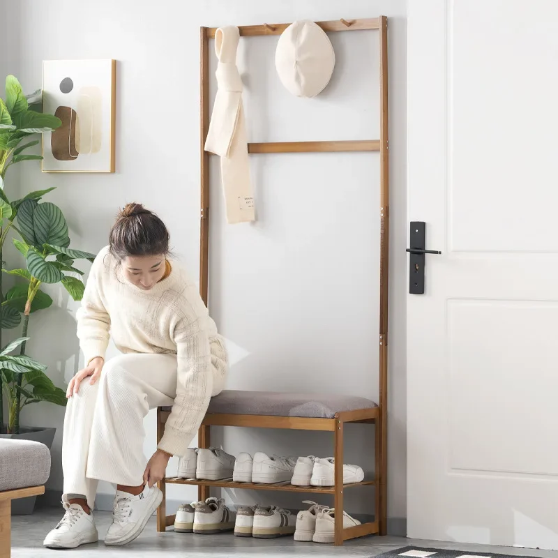 Shoe cabinet with hanger integrated floor-to-ceiling bedroom, simple coat rack at the entrance of the home entrance premium
Shoe cabinet with hanger integrated floor-to-ceiling bedroom, simple coat rack at the entrance of the home entrance premium