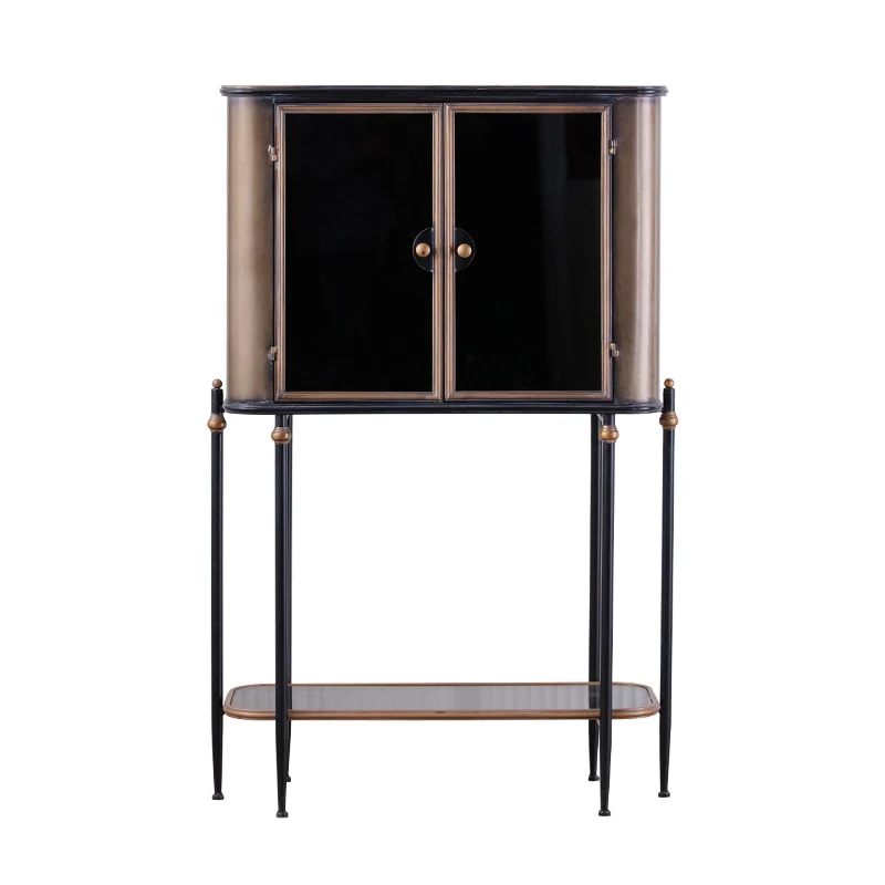 Retro Industrial Style Dining Side Cabinet Double Door Glass Tea Cabinet Home Homestay Multifunctional Storage Shelf
Retro Industrial Style Dining Side Cabinet Double Door Glass Tea Cabinet Home Homestay Multifunctional Storage Shelf