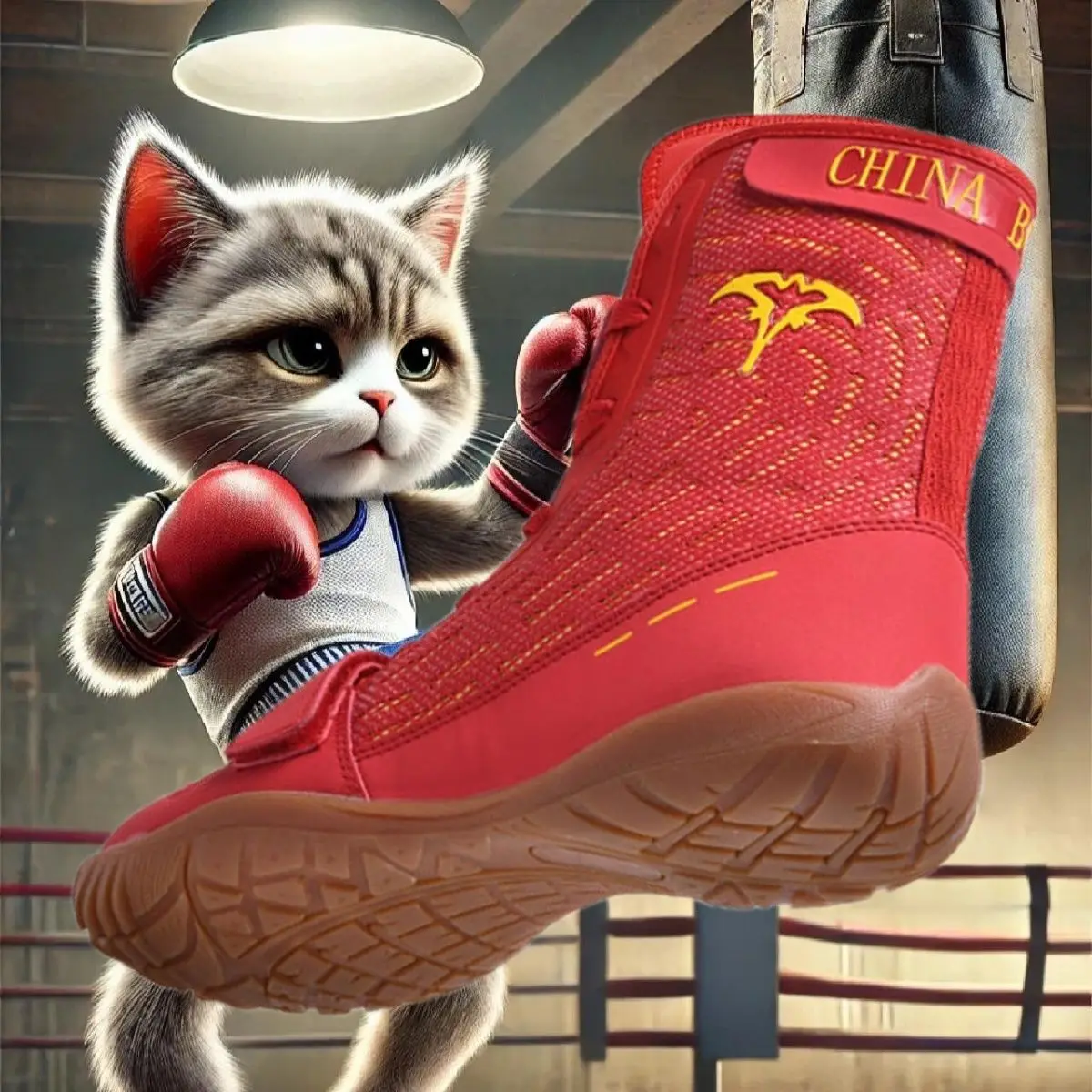 Breathable Non-Slip Comfortable Wrestling Shoes Wear-Resistant Large Size Sneakers Men's Competition Training Boxing Shoes
Breathable Non-Slip Comfortable Wrestling Shoes Wear-Resistant Large Size Sneakers Men's Competition Training Boxing Shoes