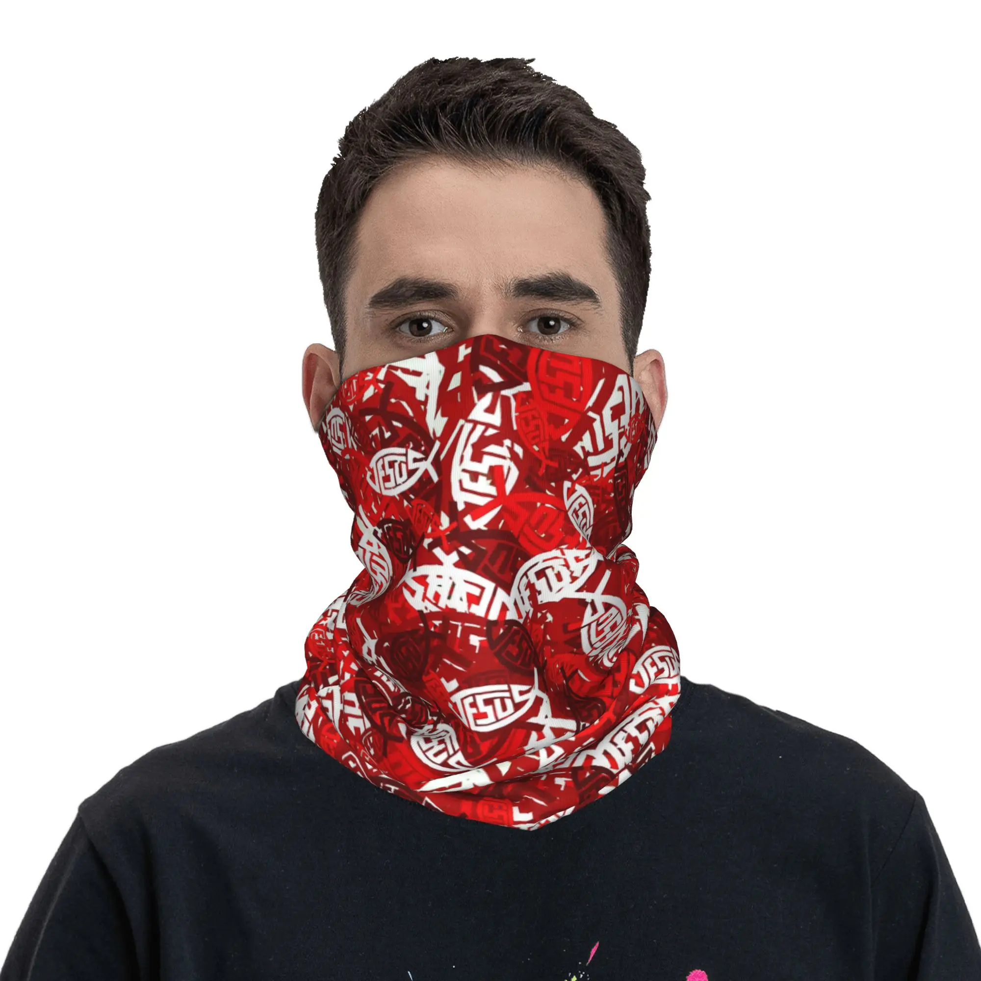 Red Jesus Christian Religious camouflage Bandana Neck Cover Printed Mask Scarf Headband Hiking Fishing Unisex Adult Winter
Red Jesus Christian Religious camouflage Bandana Neck Cover Printed Mask Scarf Headband Hiking Fishing Unisex Adult Winter