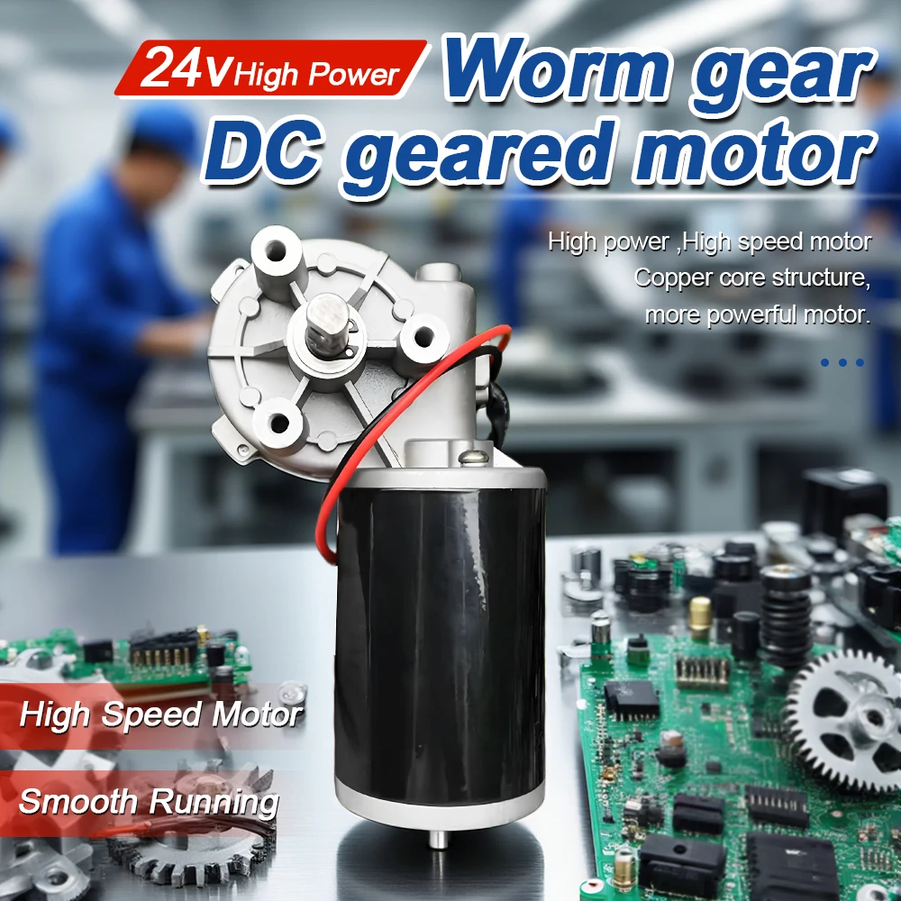 Промышленный червячный мотор, 24 В постоянного тока, двигатель с высоким крутящим моментом, самоблокирующийся реверсивный мотор-редуктор, двигатель высокой мощности
Промышленный червячный мотор, 24 В постоянного тока, двигатель с высоким крутящим моментом, самоблокирующийся реверсивный мотор-редуктор, двигатель высокой мощности