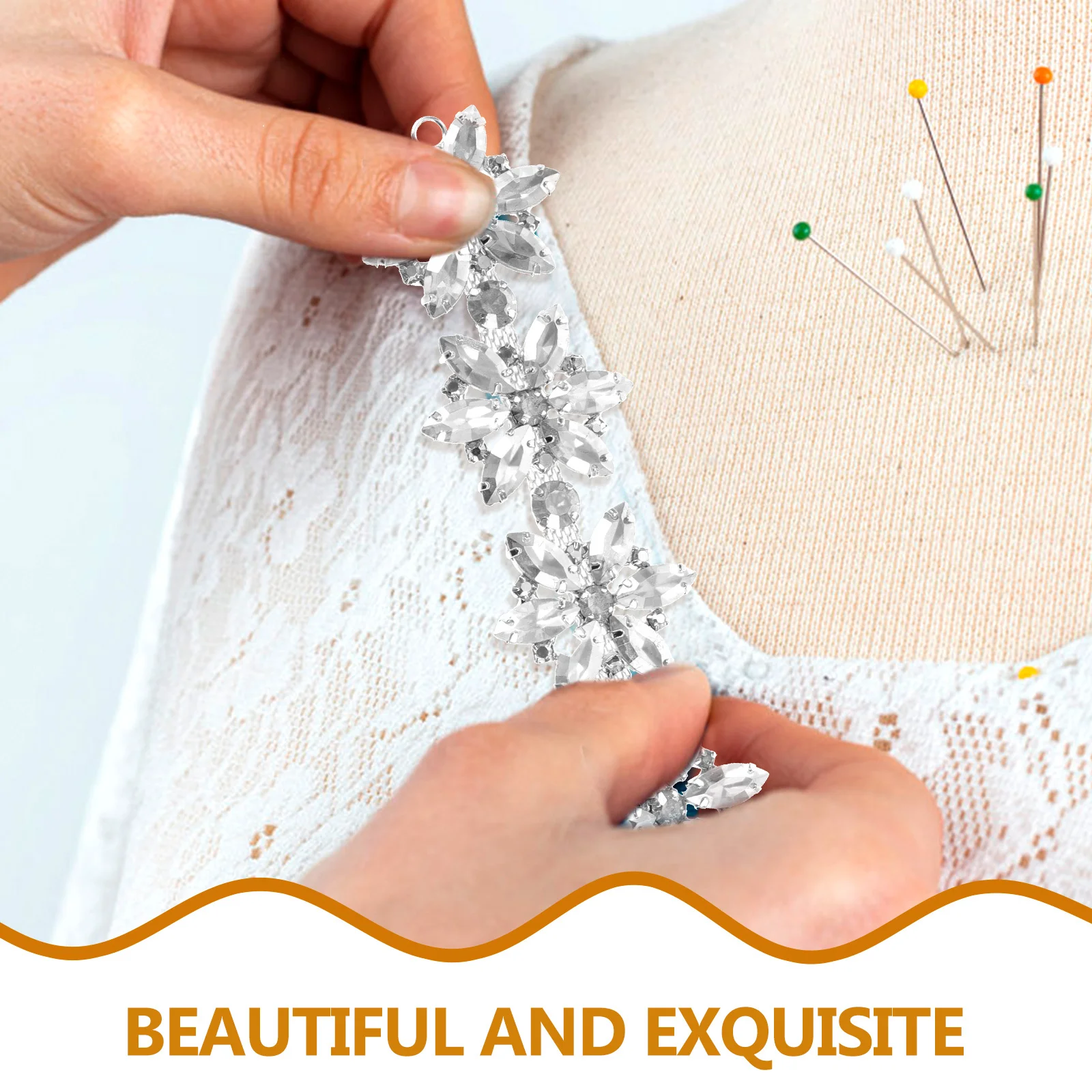 Chain Rhinestone Applique For Diy Clothes Shoes Hats Wedding Sash Belt Decor Craft Functional Accessories
Chain Rhinestone Applique For Diy Clothes Shoes Hats Wedding Sash Belt Decor Craft Functional Accessories