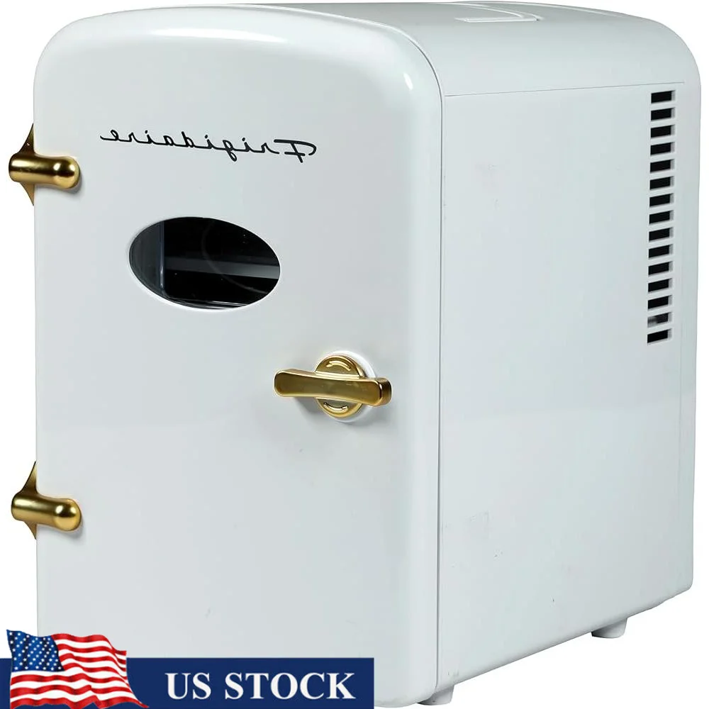 Portable Retro Mini Fridge 6L Capacity Holds 9 Cans Ideal Office Car Dorm Skincare Snacks Travel Use
Portable Retro Mini Fridge 6L Capacity Holds 9 Cans Ideal Office Car Dorm Skincare Snacks Travel Use