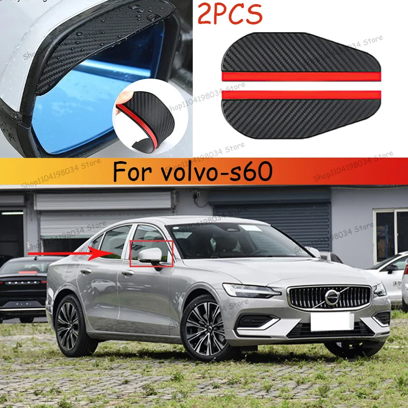 For volvo-s60 Car 2PCS Carbon Fiber Sun Visor Shade Cover Car Rearview Mirror Rain Eyebrow Protector Clear Vision
For volvo-s60 Car 2PCS Carbon Fiber Sun Visor Shade Cover Car Rearview Mirror Rain Eyebrow Protector Clear Vision