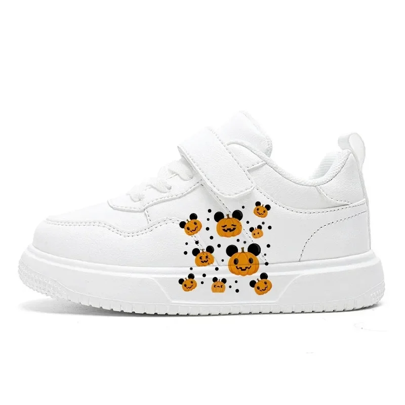 Детская повседневная прогулочная обувь с мультяшными узорами, модная и универсальная вулканизированная обувь в стиле Хэллоуина на плоской липучке
Детская повседневная прогулочная обувь с мультяшными узорами, модная и универсальная вулканизированная обувь в стиле Хэллоуина на плоской липучке