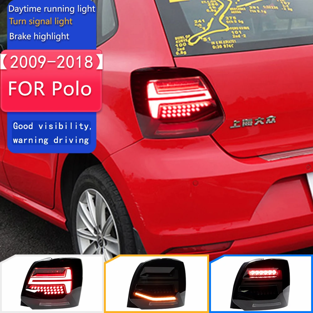Стайлинг автомобиля для задних фонарей Polo 2009-2018, новый светодиодный задний фонарь Polo, светодиодный DRL, динамический сигнал, тормоз, задний ход, автоаксессуары
Стайлинг автомобиля для задних фонарей Polo 2009-2018, новый светодиодный задний фонарь Polo, светодиодный DRL, динамический сигнал, тормоз, задний ход, автоаксессуары