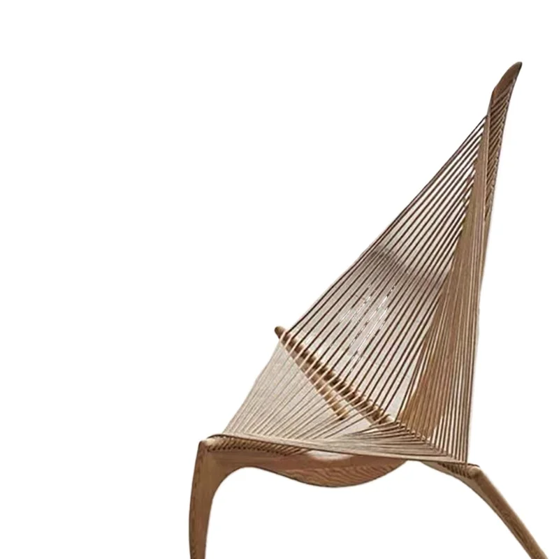 Harp Chair Homestay Solid Wood Designer Recliner Chair Living Room Leisure Nordic Single Sofa Sailing Chair
Harp Chair Homestay Solid Wood Designer Recliner Chair Living Room Leisure Nordic Single Sofa Sailing Chair