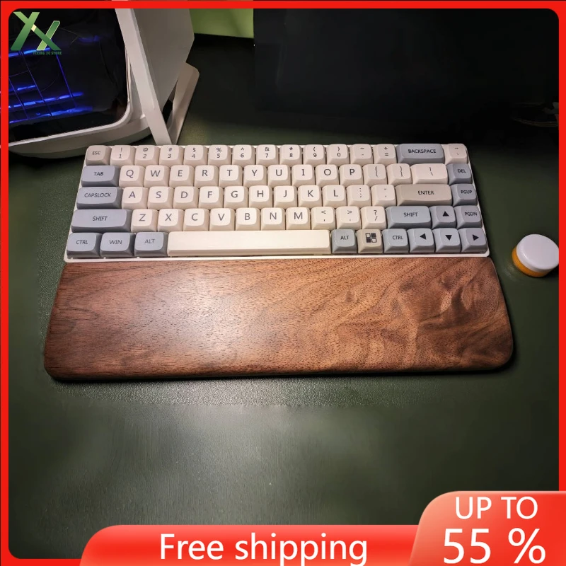 Walnut Mechanical Keyboard Wrist Rest Custom Solid Wood Mouse Hand Rest Comfortable Smooth Ergonomic for Wooting Keyboard Kit
Walnut Mechanical Keyboard Wrist Rest Custom Solid Wood Mouse Hand Rest Comfortable Smooth Ergonomic for Wooting Keyboard Kit