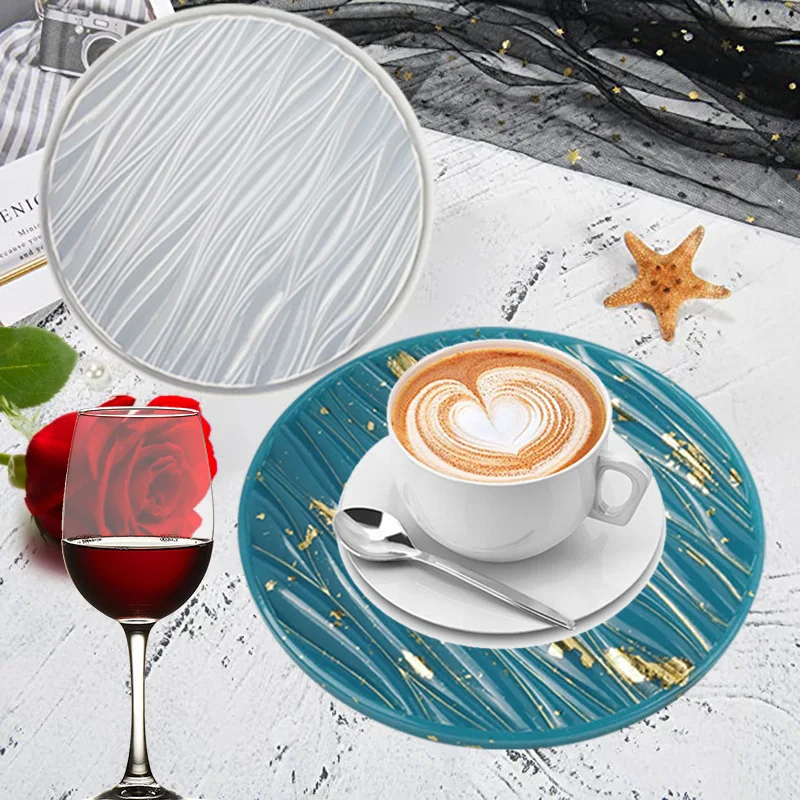 Silicone Coaster Molds Epoxy Resin Mandala Wave Pattern Shape Mould for DIY Art Craft Cup Mats Home Decoration Supplies Tools
Silicone Coaster Molds Epoxy Resin Mandala Wave Pattern Shape Mould for DIY Art Craft Cup Mats Home Decoration Supplies Tools