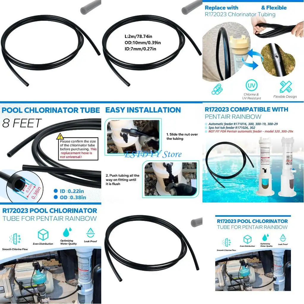 Трубка Г6ДЭ для дизайна установки химикатов хлораторов бассейна устойчивого легкого
Трубка Г6ДЭ для дизайна установки химикатов хлораторов бассейна устойчивого легкого