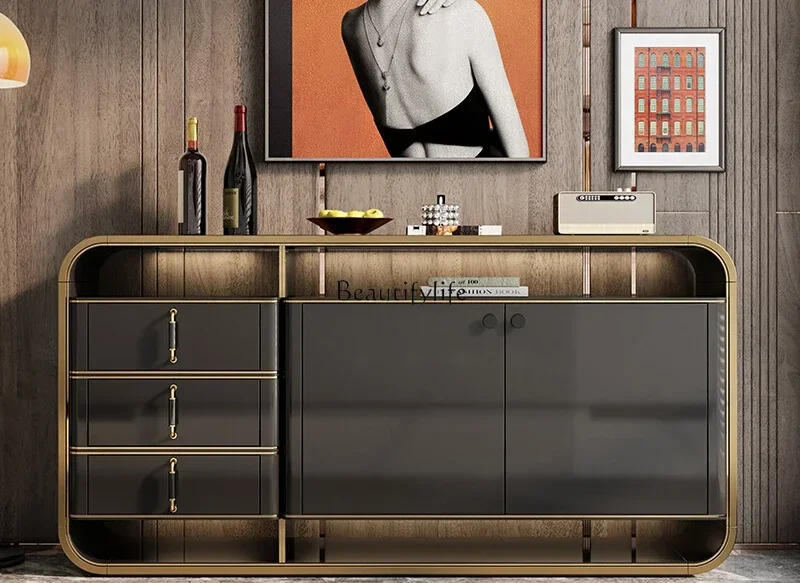 FG26Italian light luxury dining edge modern simple entrance minimalist six chest cabinet TV side cabinet
FG26Italian light luxury dining edge modern simple entrance minimalist six chest cabinet TV side cabinet