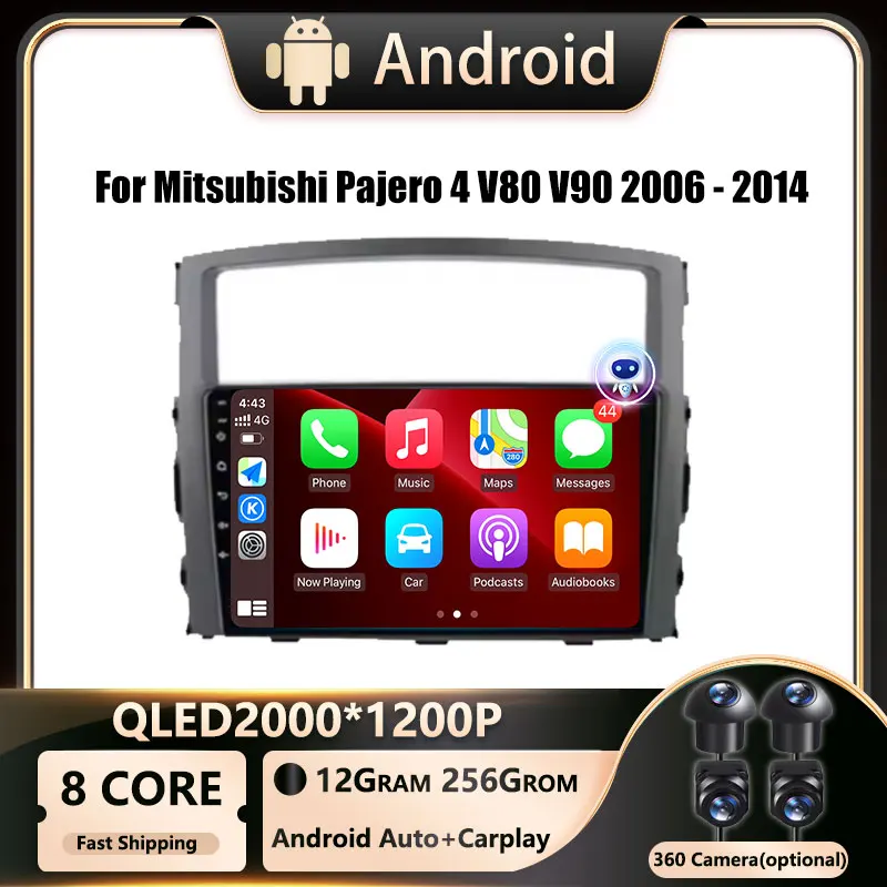 Android OS For Mitsubishi Pajero 4 V80 V90 2006 - 2014 Car Radio Stereo Multimedia Navigation Video Player GPS WIFI 5G DVD 4G
Android OS For Mitsubishi Pajero 4 V80 V90 2006 - 2014 Car Radio Stereo Multimedia Navigation Video Player GPS WIFI 5G DVD 4G